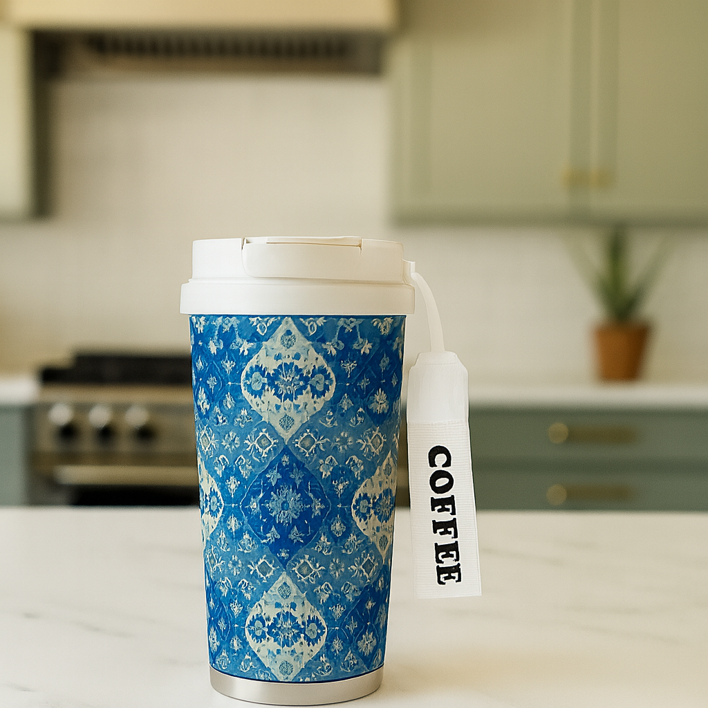 Orientalischer Coffee-to-go Becher – Stilvoller Thermobecher für unterwegs